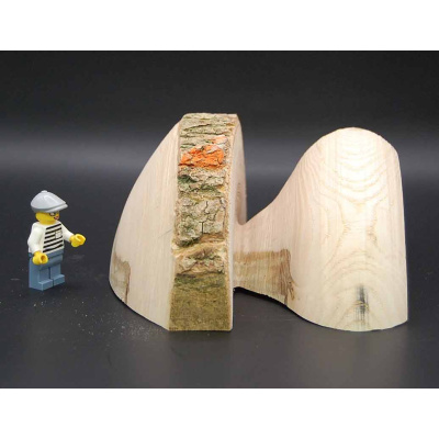 Pilzhälfte 13cm (zum stellen oder aufhängen)