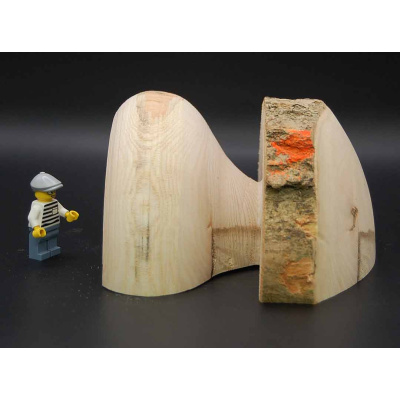 Pilzhälfte 13cm (zum stellen oder aufhängen)